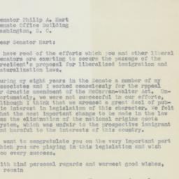 Letter: 1963 August 7