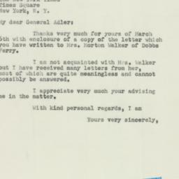 Letter: 1952 March 11