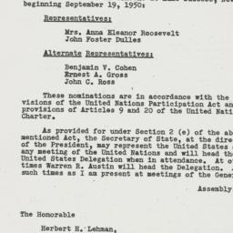 Letter: 1950 August 24