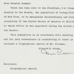 Letter: 1951 January 15