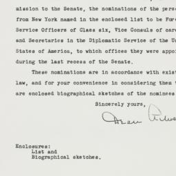 Letter: 1950 November 28