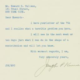Letter: 1936 October 8
