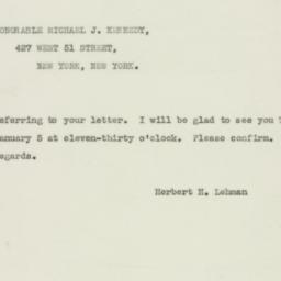 Letter: 1942 January 2