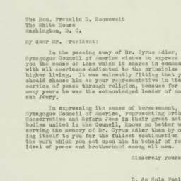 Letter: 1940 April 10
