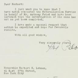 Letter: 1948 August 19