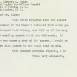 Letter: 1956 May 19