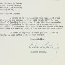 Letter: 1952 February 2