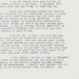 Letter: 1962 August 10