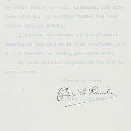 Letter: 1945 July 4