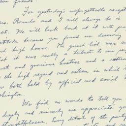 Letter: 1954 April 27