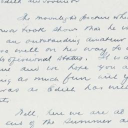 Letter: 1957 August 28