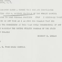 Telegram: 1934 June 29