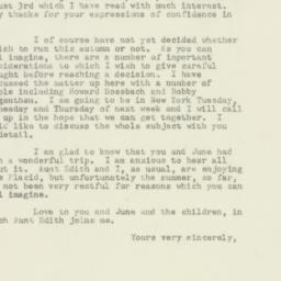 Letter: 1949 August 6