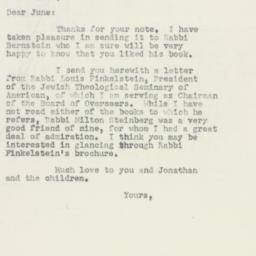Letter: 1952 February 20