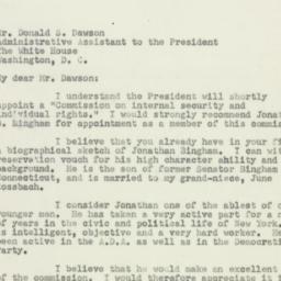 Letter: 1951 January 24