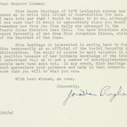 Letter: 1951 February 27