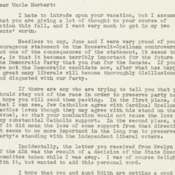 Letter: 1949 August 3