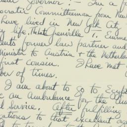 Letter: 1941 August 11