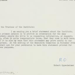 Letter: 1951 November 16