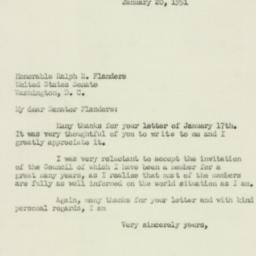 Letter: 1951 January 20