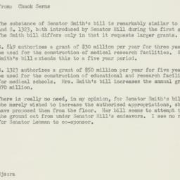 Memorandum: 1956 January 10