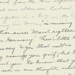 Letter: 1944 April 16