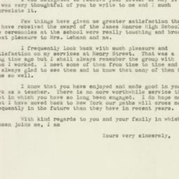 Letter: 1947 May 5