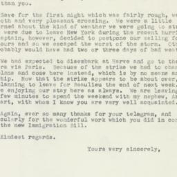 Letter: 1953 August 22