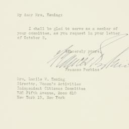 Letter: 1950 October 13