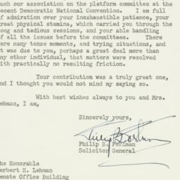 Letter: 1952 August 4