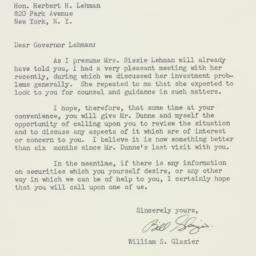 Letter: 1947 October 3
