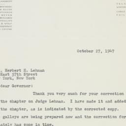 Manuscript: 1947 October 27