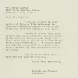 Letter: 1949 January 18