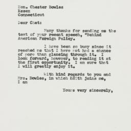 Letter: 1956 May 14
