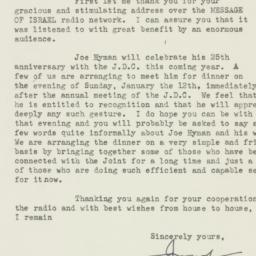 Letter: 1946 November 19
