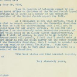 Letter: 1939 February 3