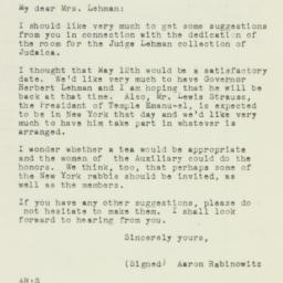 Letter: 1948 April 19