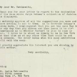 Letter: 1948 April 21