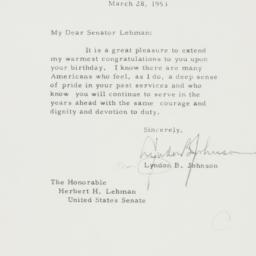 Letter: 1953 March 28