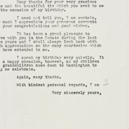 Letter: 1954 March 29