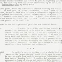 Press Release: 1952 Februar...