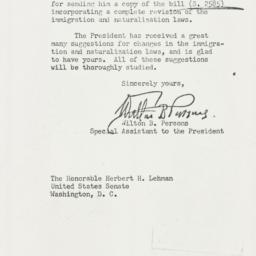Letter: 1953 August 14