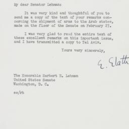 Letter: 1950 March 3
