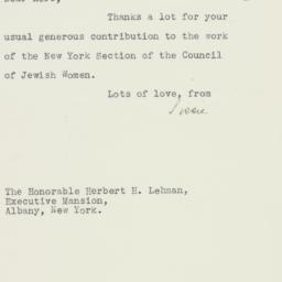 Letter: 1937 February 6