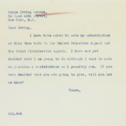 Letter: 1936 April 7
