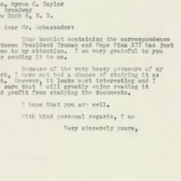 Letter: 1953 May 28