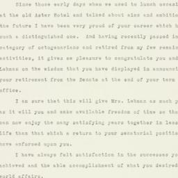 Letter: 1956 August 30