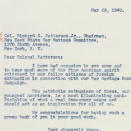 Letter: 1942 May 23