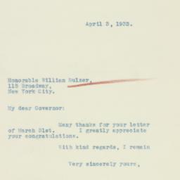 Letter: 1933 April 3