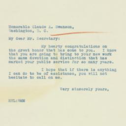 Letter: 1933 February 28